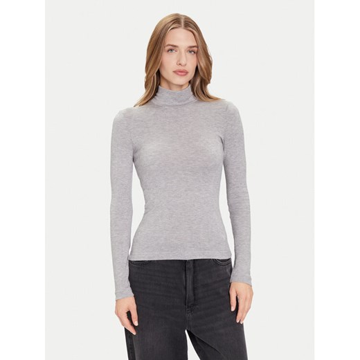 Guess Golf W4BP14 KCGM2 Szary Slim Fit ze sklepu MODIVO w kategorii Swetry damskie - zdjęcie 185868842