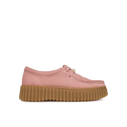 Clarks Półbuty Torhill Bee 26184585 Różowy ze sklepu MODIVO w kategorii Półbuty damskie - zdjęcie 185868911