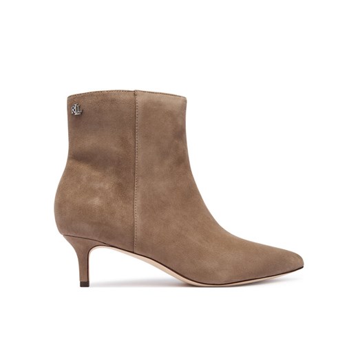 LAUREN RALPH LAUREN Botki McKay 802967779008 Beżowy ze sklepu MODIVO w kategorii Botki - zdjęcie 185868940