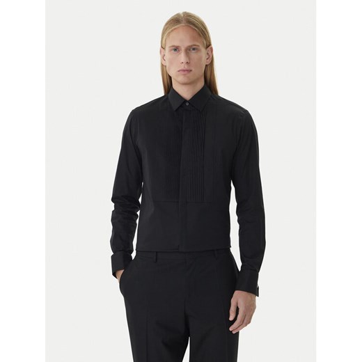 Calvin Klein Koszula LV019EU063 Czarny Slim Fit ze sklepu MODIVO w kategorii Koszule męskie - zdjęcie 185868993
