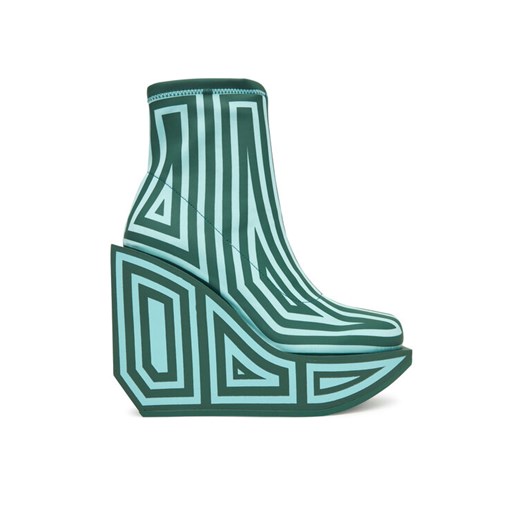 United Nude Botki Wa Bootie Hi 1087993382 Zielony ze sklepu MODIVO w kategorii Botki - zdjęcie 185869064