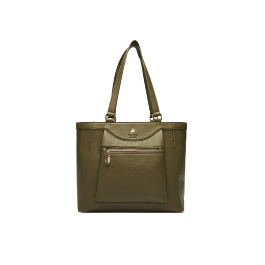 Beverly Hills Polo Club Torebka C-BHPC-L-002-08 Zielony ze sklepu MODIVO w kategorii Torby Shopper bag - zdjęcie 185869204