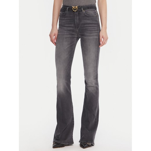 PINKO Jeansy Flora 100166 A2S2 Szary Flare Fit ze sklepu MODIVO w kategorii Jeansy damskie - zdjęcie 185869240