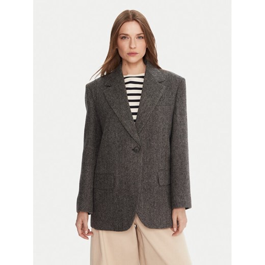 Weekend Max Mara Marynarka Tronto 2525046042 Szary Regular Fit ze sklepu MODIVO w kategorii Marynarki damskie - zdjęcie 185869304