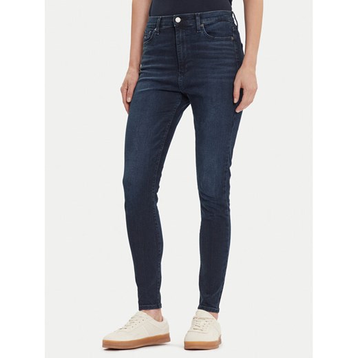 Tommy Jeans Jeansy Sylvia DW0DW21823 Granatowy Skinny Fit ze sklepu MODIVO w kategorii Jeansy damskie - zdjęcie 185869344