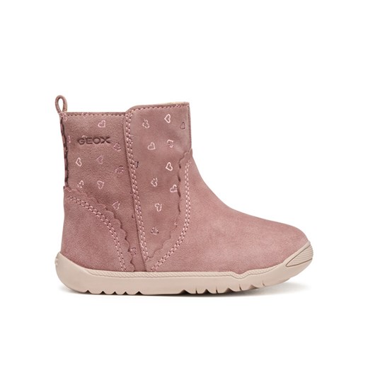 Geox Kozaki B Macchia B264PA 00721 C8007 Różowy ze sklepu MODIVO w kategorii Buty zimowe dziecięce - zdjęcie 185869364