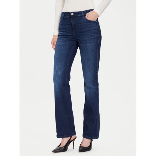 Guess Jeansy W5BA15 D0791 Niebieski Straight Fit ze sklepu MODIVO w kategorii Jeansy damskie - zdjęcie 185869403