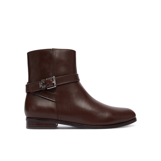 LAUREN RALPH LAUREN Botki Brooke II 802974382002 Brązowy ze sklepu MODIVO w kategorii Botki - zdjęcie 185869440
