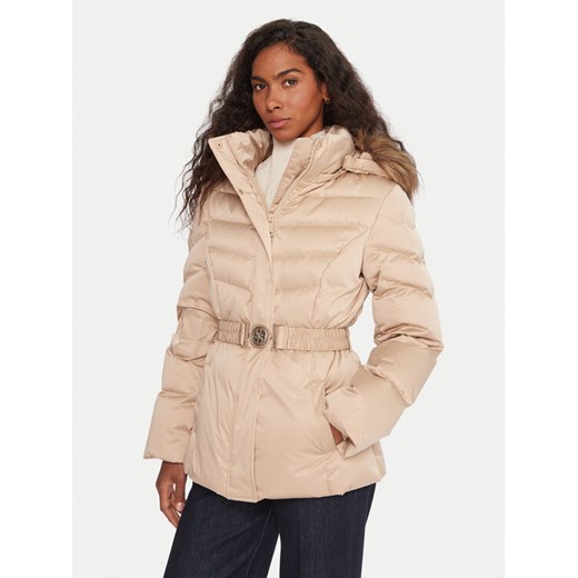 Guess Kurtka puchowa W5BL31 W2802 Szary Regular Fit ze sklepu MODIVO w kategorii Kurtki damskie - zdjęcie 185869450