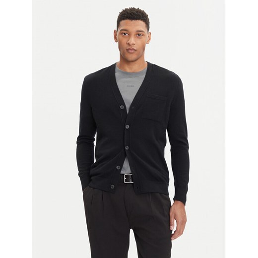Marc O'Polo Kardigan 529 5063 61042 Czarny Regular Fit ze sklepu MODIVO w kategorii Swetry męskie - zdjęcie 185869544
