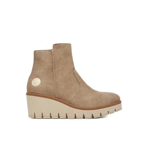 Rieker Botki CEO-Y5065-64 Beżowy ze sklepu MODIVO w kategorii Botki - zdjęcie 185869654