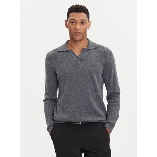 Marc O'Polo Sweter 529 5144 60150 Szary Regular Fit ze sklepu MODIVO w kategorii Swetry męskie - zdjęcie 185869750