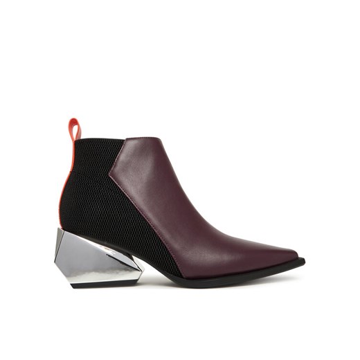 United Nude Botki Ricky Mid 1095092316 Bordowy ze sklepu MODIVO w kategorii Botki - zdjęcie 185869791