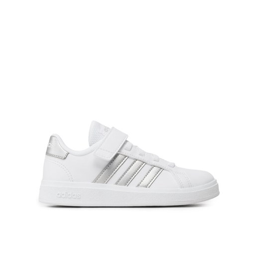 adidas Sneakersy Grand Court 2.0 El K GW6516 Biały ze sklepu MODIVO w kategorii Buty sportowe dziecięce - zdjęcie 185869824