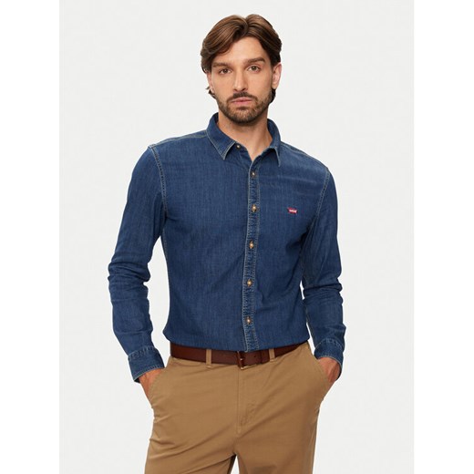 Levi's® Koszula jeansowa Battery Housemark 86625-0052 Niebieski Slim Fit ze sklepu MODIVO w kategorii Koszule męskie - zdjęcie 185869873