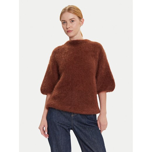 Dixie Sweter M277Y101A Brązowy Relaxed Fit ze sklepu MODIVO w kategorii Swetry damskie - zdjęcie 185869891