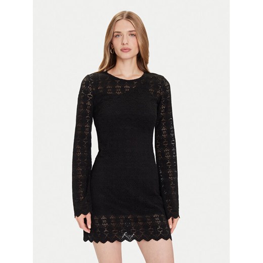 Guess Sukienka dzianinowa W5BK35 K1180 Czarny Slim Fit ze sklepu MODIVO w kategorii Sukienki - zdjęcie 185869990