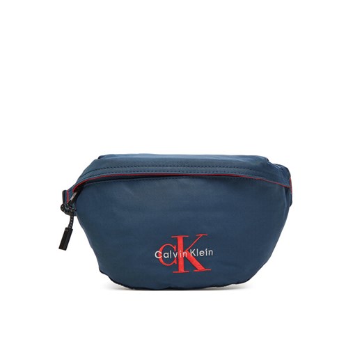 Calvin Klein Saszetka nerka Bold Waistbag LV04D3116G Granatowy ze sklepu MODIVO w kategorii Nerki - zdjęcie 185870004