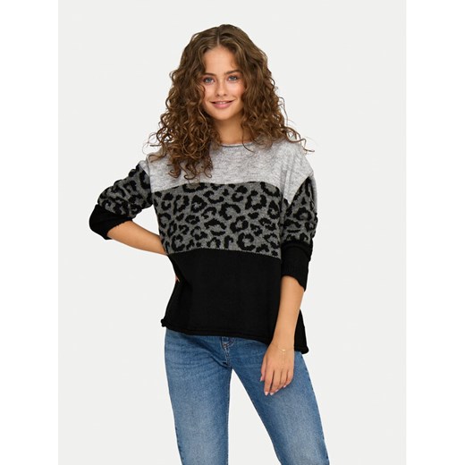 ONLY Sweter Jade 15294969 Szary Regular Fit ze sklepu MODIVO w kategorii Swetry damskie - zdjęcie 185870072