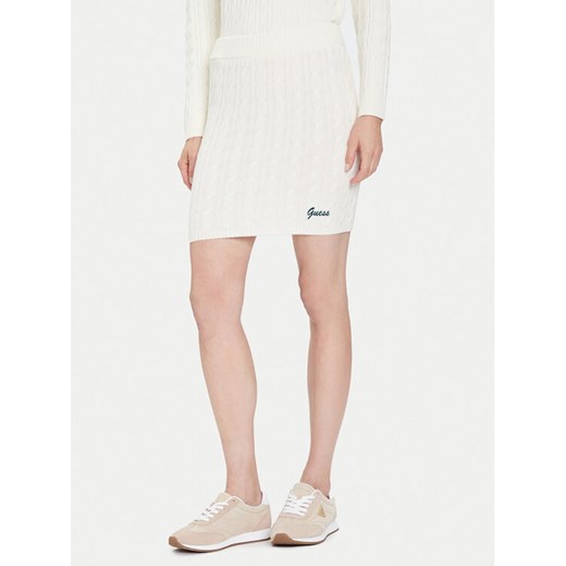 Guess Spódnica ołówkowa V5BD03 Z0572 Beżowy Regular Fit ze sklepu MODIVO w kategorii Spódnice - zdjęcie 185870121