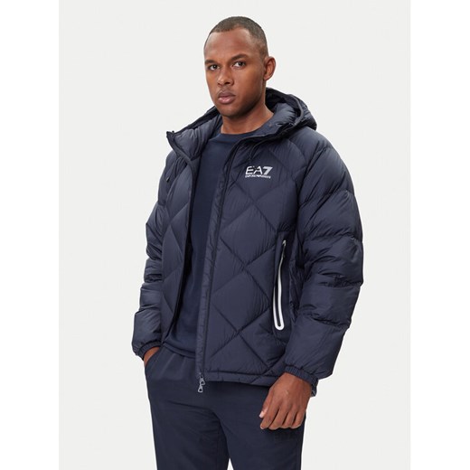EA7 Emporio Armani Kurtka puchowa 7M001001 AF15923 UB102 Granatowy Modern Fit ze sklepu MODIVO w kategorii Kurtki męskie - zdjęcie 185870250