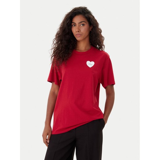 HUGO T-Shirt Vintag 50551445 Czerwony Regular Fit ze sklepu MODIVO w kategorii Bluzki damskie - zdjęcie 185870273