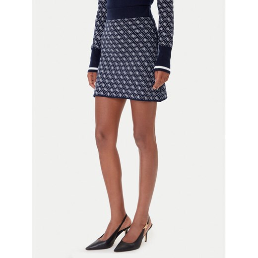 Guess Spódnica ołówkowa W5BD81 Z3JD2 Granatowy Slim Fit ze sklepu MODIVO w kategorii Spódnice - zdjęcie 185870280
