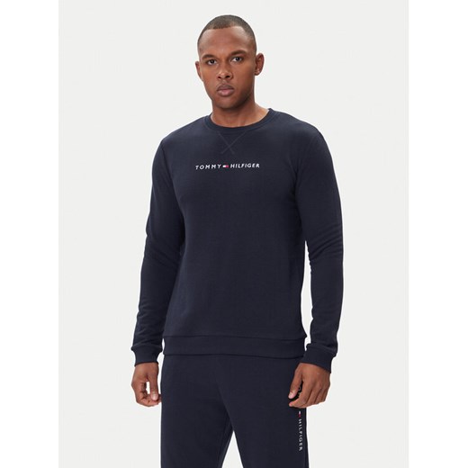 Tommy Hilfiger Bluza UM0UM03666 Granatowy Regular Fit ze sklepu MODIVO w kategorii Bluzy męskie - zdjęcie 185870383