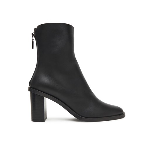 Max Mara Botki Midiboot80 25247960726 Czarny ze sklepu MODIVO w kategorii Botki - zdjęcie 185870393