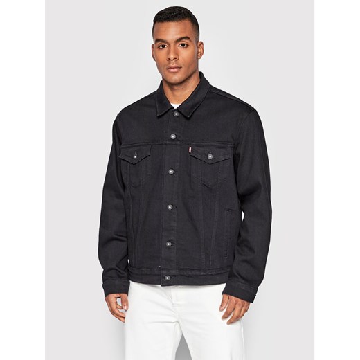 Levi's® Kurtka jeansowa The Trucker 72334-0403 Czarny Regular Fit ze sklepu MODIVO w kategorii Kurtki męskie - zdjęcie 185870420