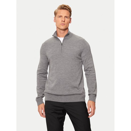 JOOP! Sweter 17 Jk-03Dario 30032603 Szary Modern Fit ze sklepu MODIVO w kategorii Swetry męskie - zdjęcie 185870452