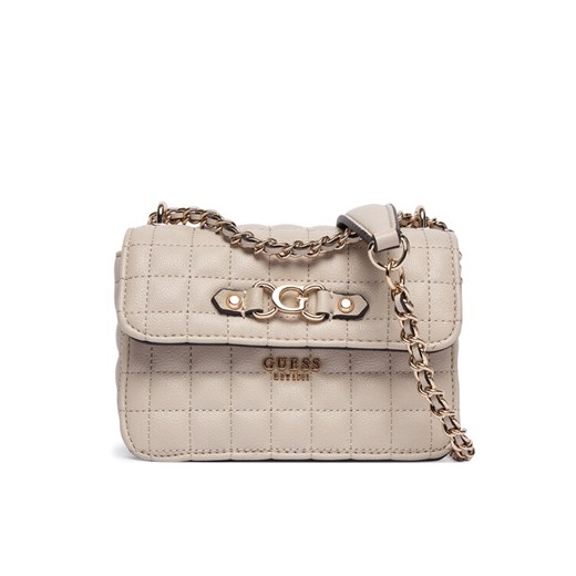 Guess Torebka Nadira Mini HWQG84 24780 Beżowy ze sklepu MODIVO w kategorii Kopertówki - zdjęcie 185870524