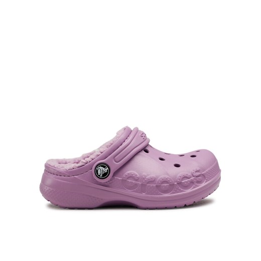 Crocs Klapki Baya Lined Clog K 207500-5Q5 Fioletowy ze sklepu MODIVO w kategorii Klapki dziecięce - zdjęcie 185870640