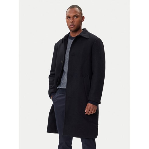 Armani Exchange Płaszcz wełniany XM001121 AF18943 UB101 Granatowy Regular Fit ze sklepu MODIVO w kategorii Płaszcze męskie - zdjęcie 185870700