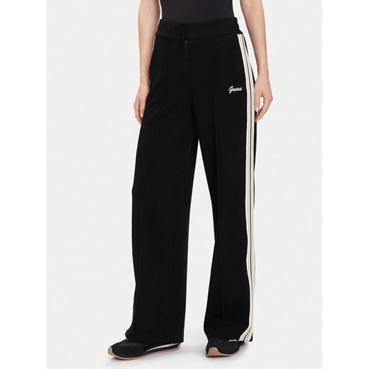 Guess Spodnie dresowe V5BB16 KCX52 Czarny Wide Leg ze sklepu MODIVO w kategorii Spodnie damskie - zdjęcie 185870720