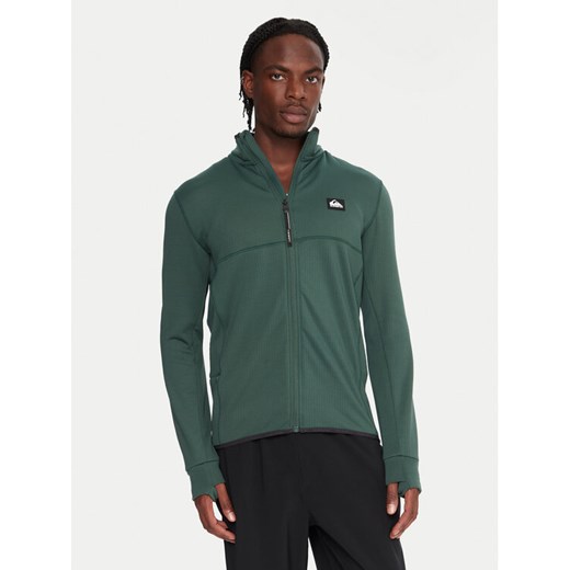 Quiksilver Bluza techniczna Steep Point EQYPF03078 Zielony Slim Fit ze sklepu MODIVO w kategorii Bluzy męskie - zdjęcie 185870731