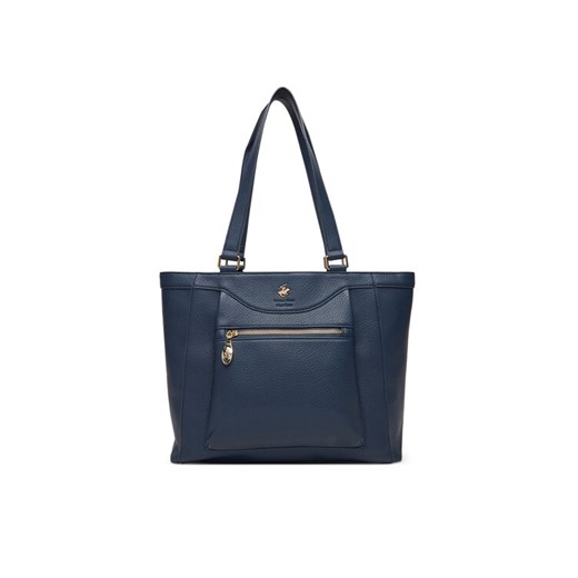 Beverly Hills Polo Club Torebka C-BHPC-L-002-08 Granatowy ze sklepu MODIVO w kategorii Torby Shopper bag - zdjęcie 185870793