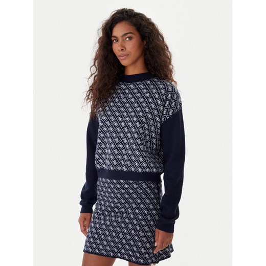 Guess Golf W5BR23 Z3JD2 Granatowy Relaxed Fit ze sklepu MODIVO w kategorii Swetry damskie - zdjęcie 185870803