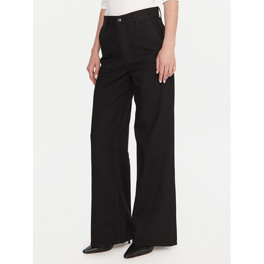 Calvin Klein Jeansy LV047D770G Czarny Wide Leg ze sklepu MODIVO w kategorii Jeansy damskie - zdjęcie 185870910