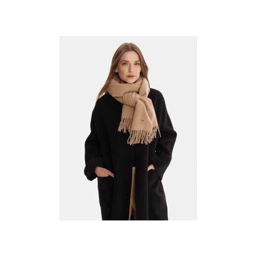 Weekend Max Mara Szalik Scoglio 2525546105 Beżowy OS MODIVO