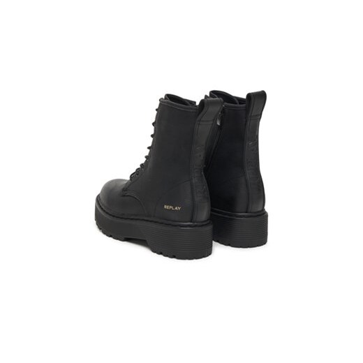 REPLAY Trapery Luisa GWL63 .000.C0086S Czarny Replay 37 MODIVO