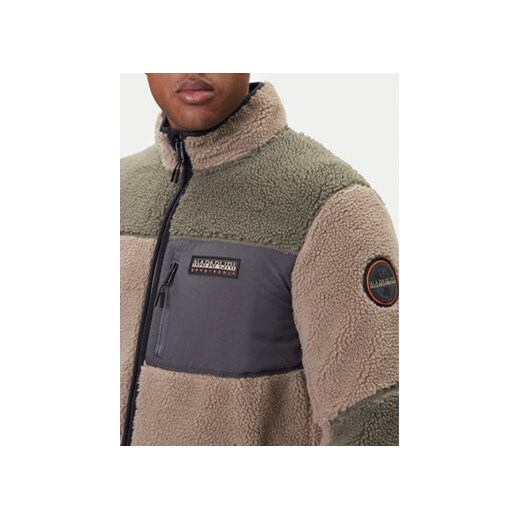 Napapijri Polar Yupik NP0A4GNT Zielony Regular Fit Napapijri S MODIVO