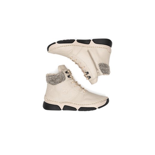 Rieker Trzewiki 45955-60 Beżowy Rieker 41 MODIVO