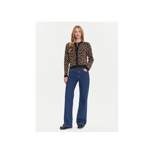 Tommy Jeans Kardigan Leopard DW0DW21968 Brązowy Regular Fit Tommy Jeans XS MODIVO
