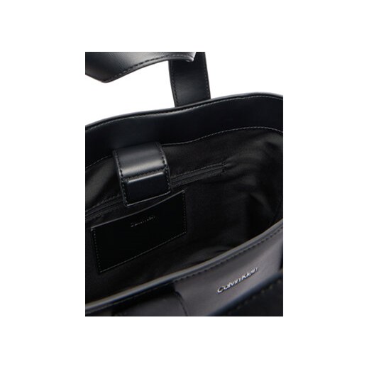 Calvin Klein Torebka Webbing Strap Small Tote LV04F3290G Czarny Calvin Klein OS MODIVO