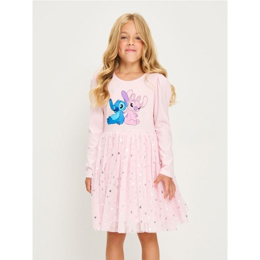 Sinsay - Sukienka Lilo & Stitch - różowy ze sklepu Sinsay w kategorii Sukienki dziewczęce - zdjęcie 185883304