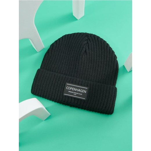 Sinsay - Czapka - czarny - id: 907AV-99X - marki Sinsay - 185883364 Sinsay - Czapka - czarny ze sklepu Sinsay w kategorii Czapki zimowe męskie - zdjęcie 185883364