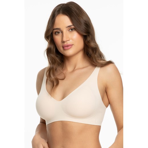 Biustonosz braletka Julimex Jelly Bra Basic beżowy ze sklepu kontri.pl w kategorii Biustonosze - zdjęcie 185885583