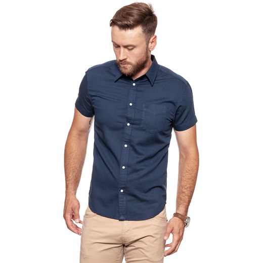 KOSZULA MĘSKA KRÓTKI RĘKAW WRANGLER SS 1 PKT SHIRT NAVY W5860LO35 112129506 ze sklepu YouNeedit.pl w kategorii Koszule męskie - zdjęcie 185885884