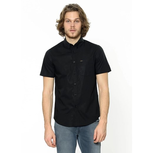 LEE SS BUTTON DOWN MĘSKA KOSZULA KRÓTKI RĘKAW BLACK L886OA01 ze sklepu YouNeedit.pl w kategorii Koszule męskie - zdjęcie 185886090